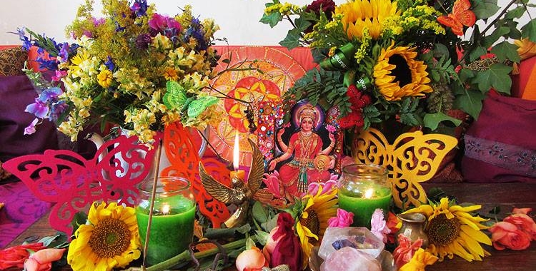 altar lakshmi